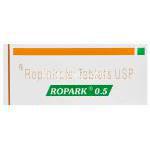 ロパーク　Ropark 0.5、ジェネリックレキップ、ロピニロール0.5mg　箱